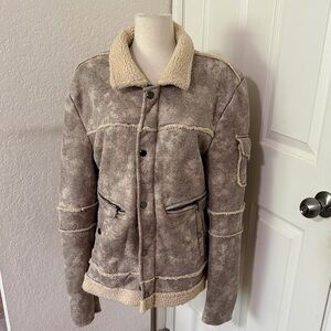 NWT Shearling Lined Jacket